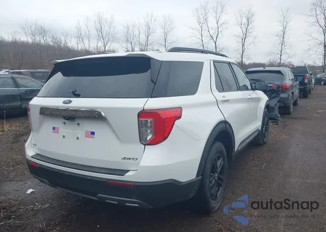 2022 Ford Explorer Xlt z USA, uszkodzony, nr VIN 1FMSK8DH3NGC04304